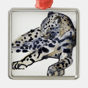 Recumbent Metal Tree Decoration