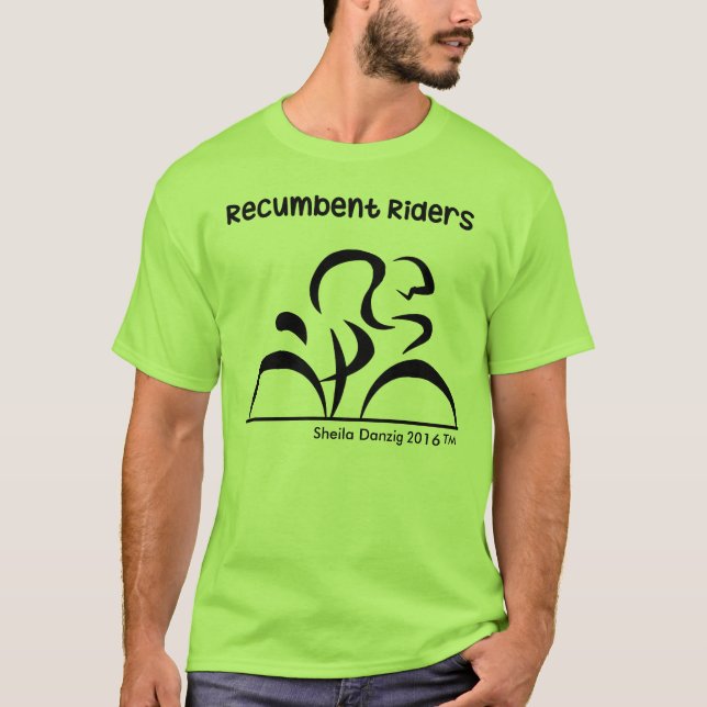 Recumbent Riders Bikes T-Shirt (Front)