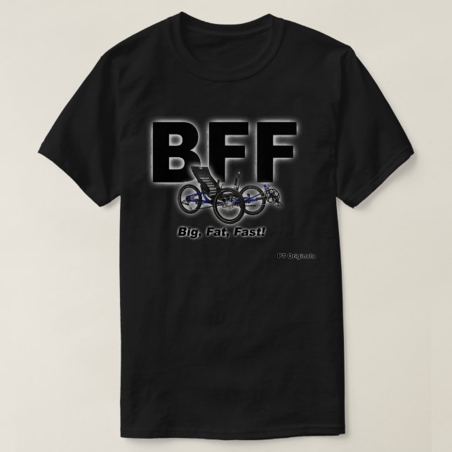 Recumbent Trike BFF Tee  (Design Front)