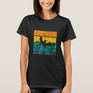 Recumbent Trike Cyclist Vintage Retro Triker Recum T-Shirt