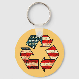 Recycle America Keychain