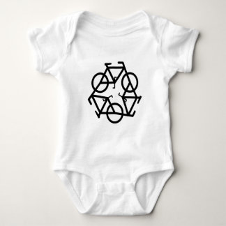 Recycle Bicycle Logo Symbol Baby Bodysuit