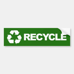Recycle Bumper Sticker