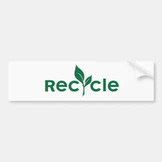 Recycle Bumper Sticker