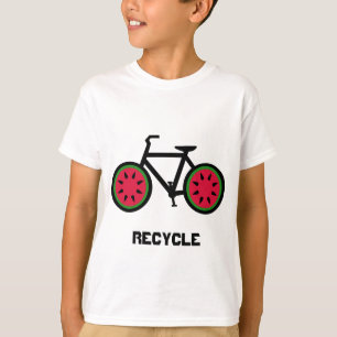 Recycle bycycle kids tshirt