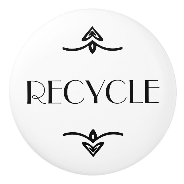 Recycle Ceramic Knob (Front)