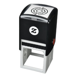 Recycle gears arrow style self-inking stamp