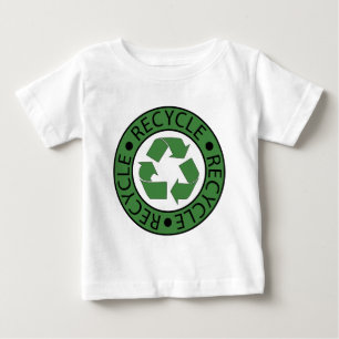 Recycle Green Symbol Go Green Earth Day Eco Baby T-Shirt