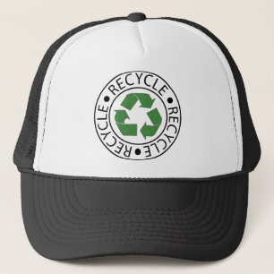 Recycle Green Symbol Go Green Earth Day Eco Trucker Hat