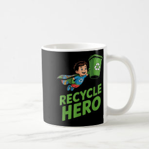 Recycle hero kids earth day coffee mug