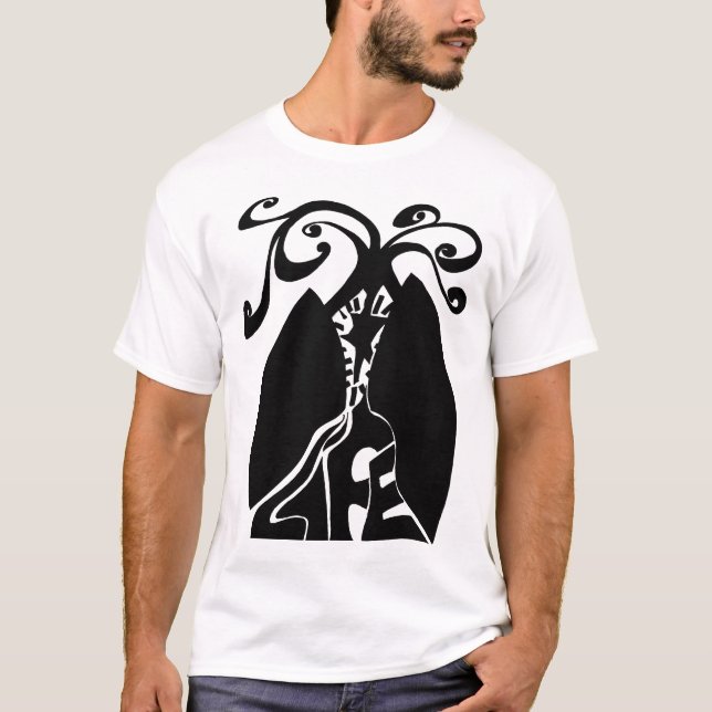 Recycle Life Black T-Shirt (Front)