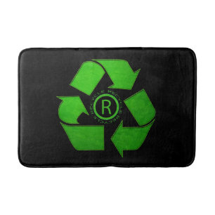 Recycle Logo by Shirley Taylor Bath Mat
