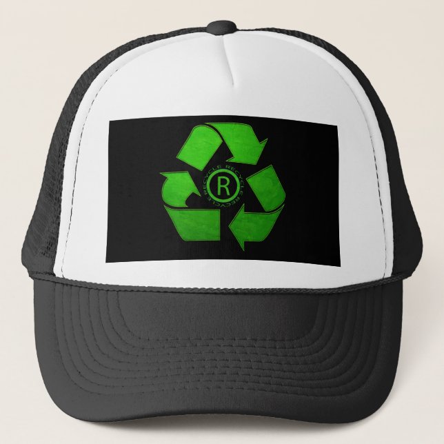 Recycle Logo by Shirley Taylor Trucker Hat (Front)