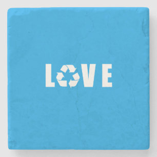 Recycle Love Stone Coaster