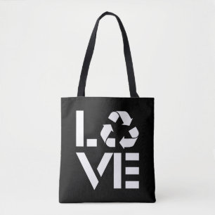 Recycle Love Tote Bag