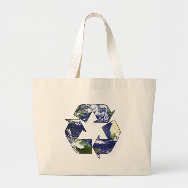 Recycle Now Large Tote Bag (Front)