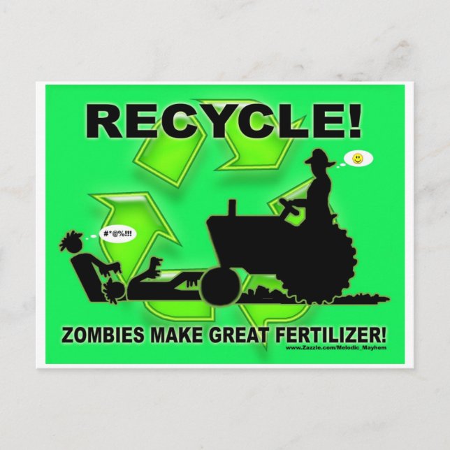 RECYCLE! POSTCARD (Front)