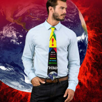 ! Recycle, ReUse, ReFuse, Rethink & Education Tie