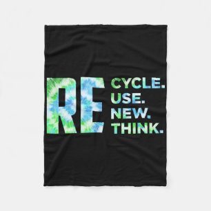 Recycle Reuse Renew Rethink Crisis Environmental A Fleece Blanket