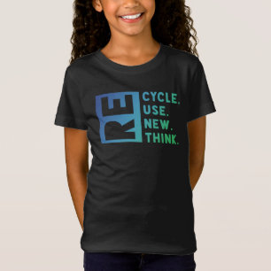 Recycle Reuse Renew Rethink Earth Crisis T-Shirt