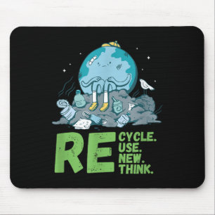 Recycle Reuse Renew Rethink Earth Day 2024 Activis Mouse Pad