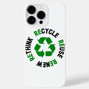 Recycle Reuse Renew Rethink Earth Day Environmenta Case-Mate iPhone 14 Pro Max Case