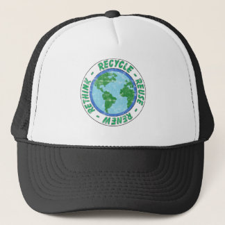 Recycle Reuse Renew Rethink Trucker Hat
