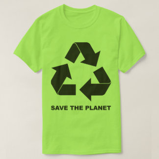 Recycle Save The Planet Recycling Logo T-Shirt
