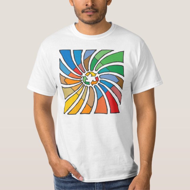 Recycle Sign Art T-Shirt (Front)