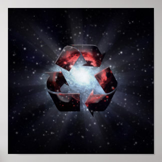Recycle (space) poster