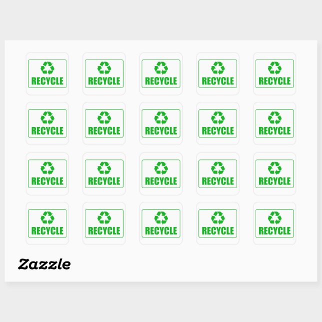 Recycle Sticker (Sheet)