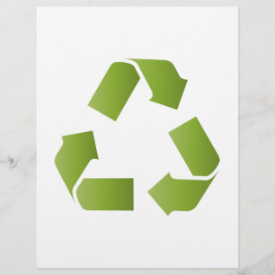 RECYCLE SYMBOL FLYER