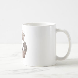 Recycle Symbol on White Coffee Mug