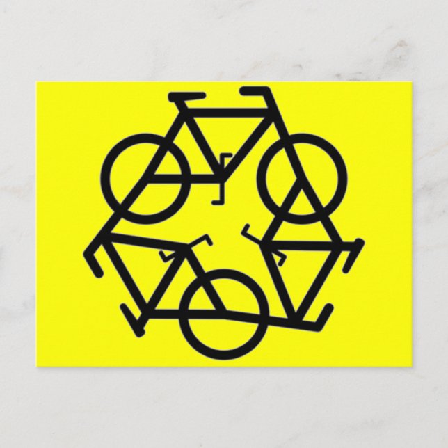 Recycle symbol postcard (Front)