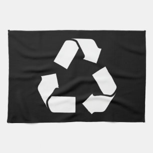 RECYCLE SYMBOL TEA TOWEL