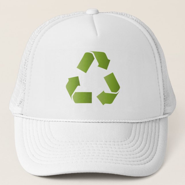 RECYCLE SYMBOL TRUCKER HAT (Front)