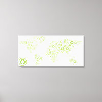 Recycle symbols used to create the planet