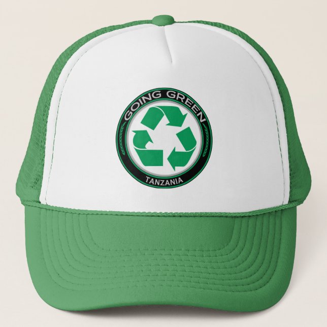 Recycle Tanzania Trucker Hat (Front)