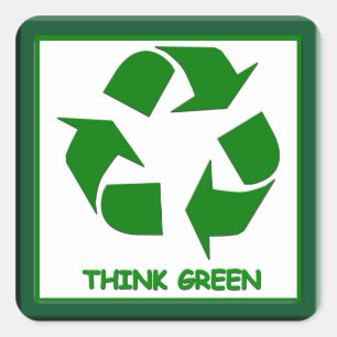 Recycle Think Green Sticker