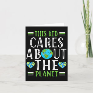 Recycle This Kid Cares Planet Save World Hour Eart Card