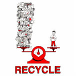 Recycle Trash Photo Sculpture<br><div class="desc">“Recycle Trash” design is showing how much waste a single person contributes in our beloved planet Earth. Let’s re-cycle our waste and Go-Green!</div>