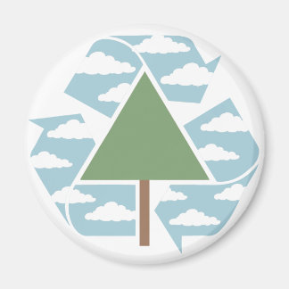 Recycle - Tree -1 Magnet
