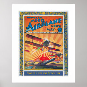 RECYCLED ART: 1934 MAGAZINE COVER POSTER