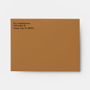 Recycled Brown Kraft A2 Envelope for Postcards