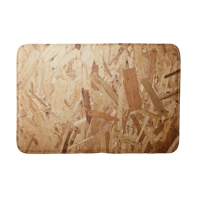 Recycled Compressed Wood Texture For Background Bath Mat (Front)