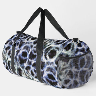 recycled indigo shibori : duffle bag