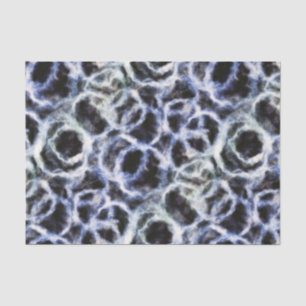 recycled indigo shibori : tissue paper
