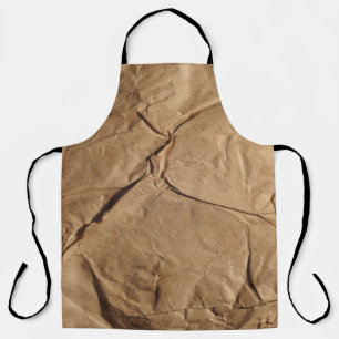 Recycled Paper: Eco-Friendly Texture. Apron