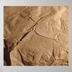 Recycled Paper: Eco-Friendly Texture. Poster