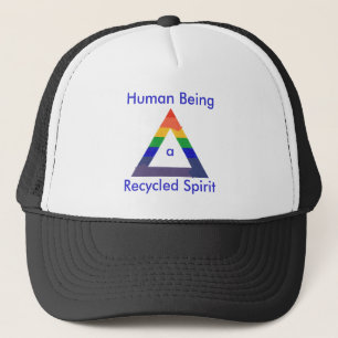 Recycled Spirit Rainbow Triangle hats